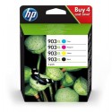 Multipack 4 Cartucce Originali HP 3HZ51AE 903XL Bk C M Y