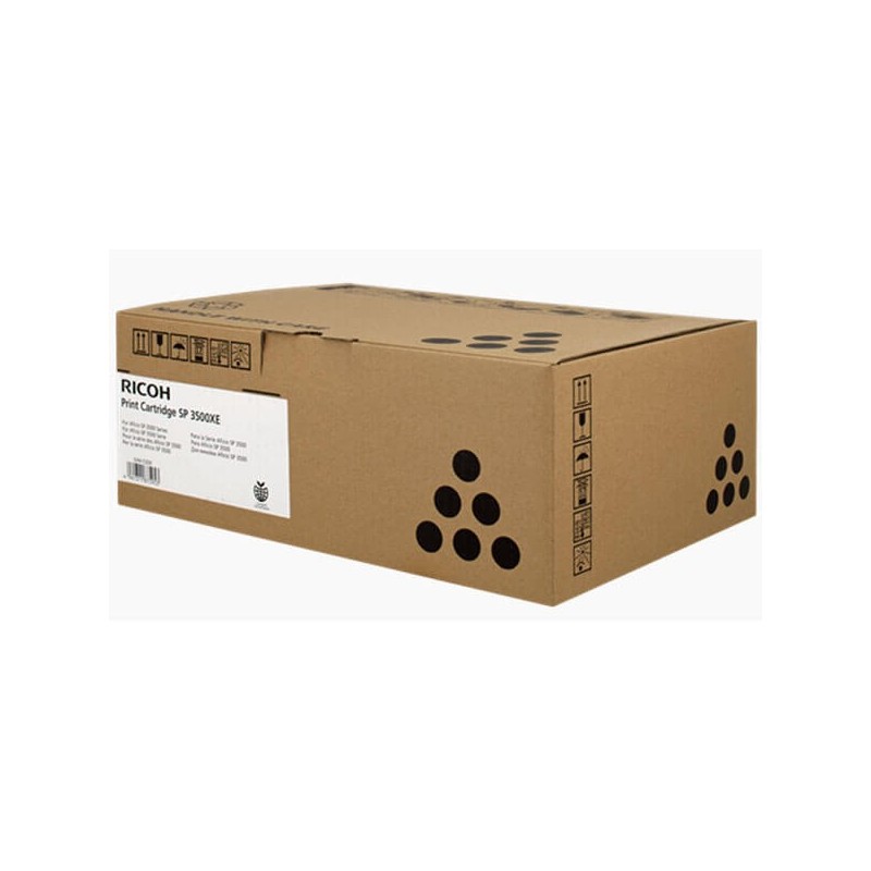 Toner Originale Ricoh 406990 407646 SP3500XE 6400 Pagine Bk Nero