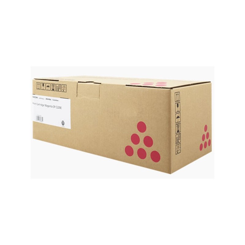 Toner Originale Ricoh 407644 406054 406099 406767 TYPESPC220E 2000 Pagine M Magenta