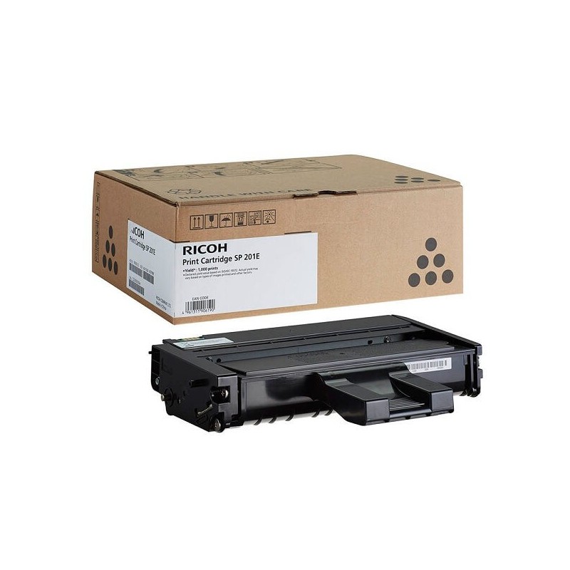 Toner Originale Ricoh 407999 TYPESP201 1000 Pagine Bk Nero