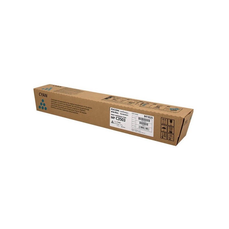 Toner Originale Ricoh 841820 18000 Pagine C Ciano