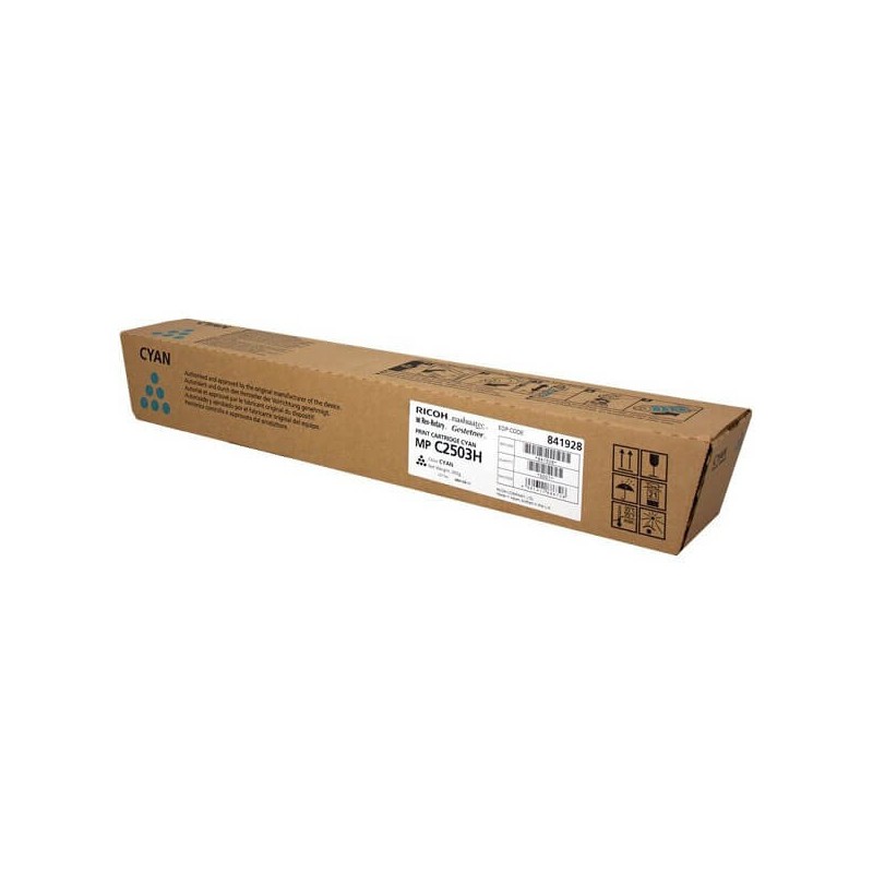 Toner Originale Ricoh 841928 9500 Pagine C Ciano