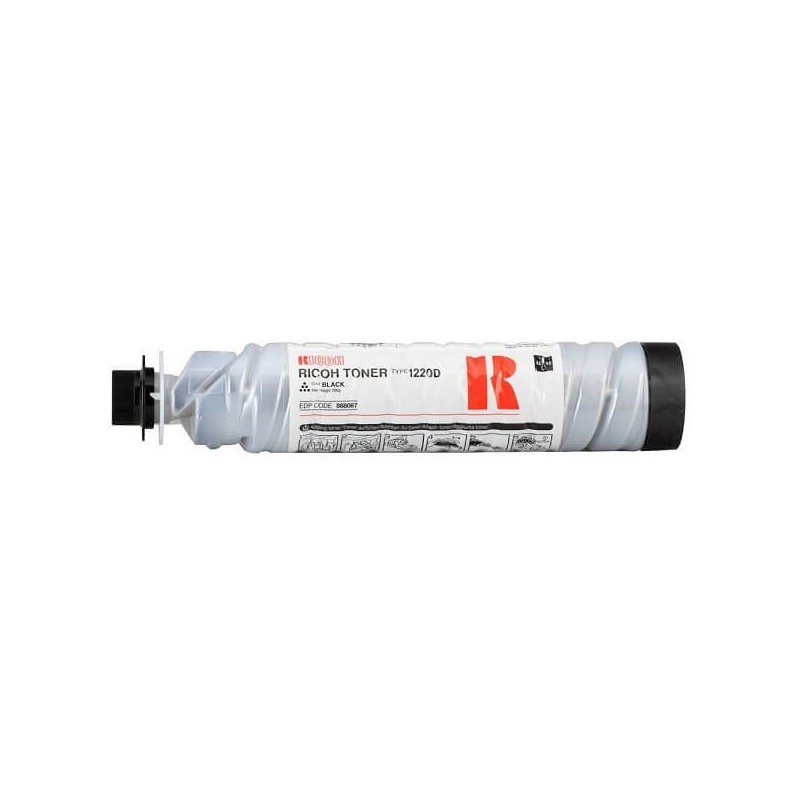 Toner Originale Ricoh 888087 TYPE1220D 9000 Pagine Bk Nero