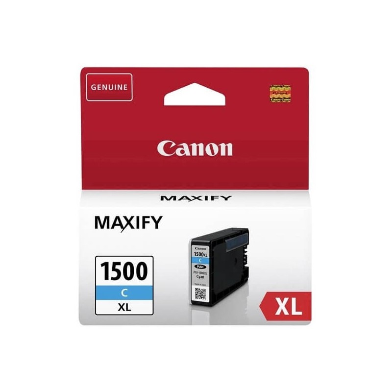 Cartuccia Originale Canon 9193B001 PGI1500XLC 12ml 1020 Pagine C Ciano