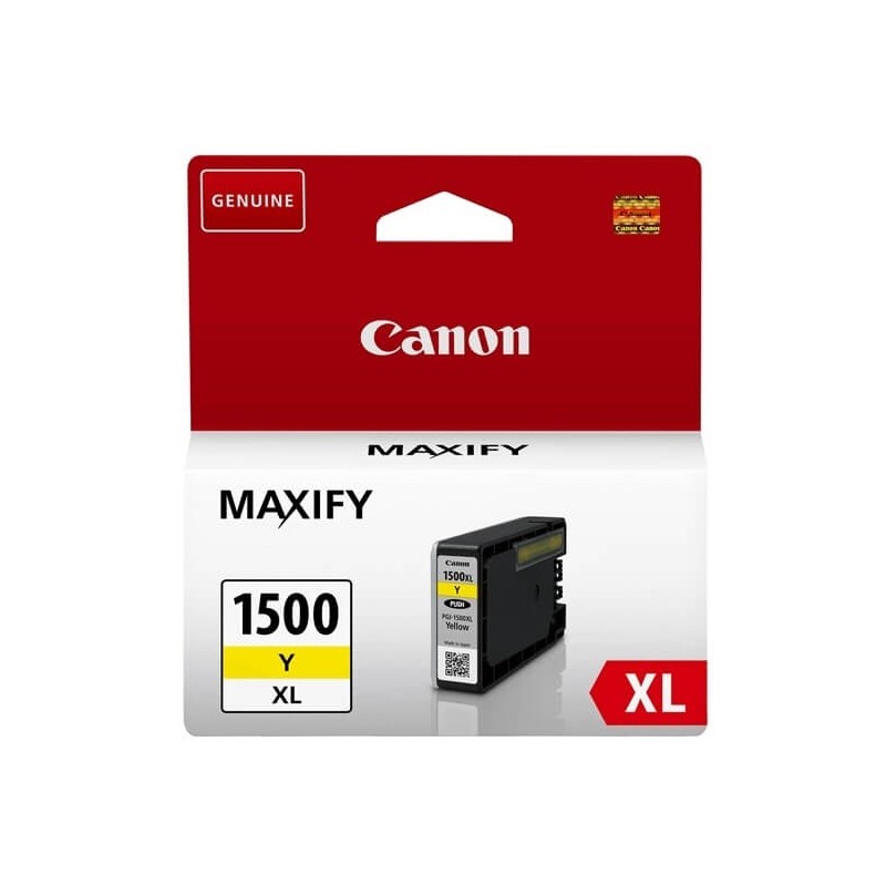Cartuccia Originale Canon 9195B001 PGI1500XLY 12ml 935 Pagine Y Yellow