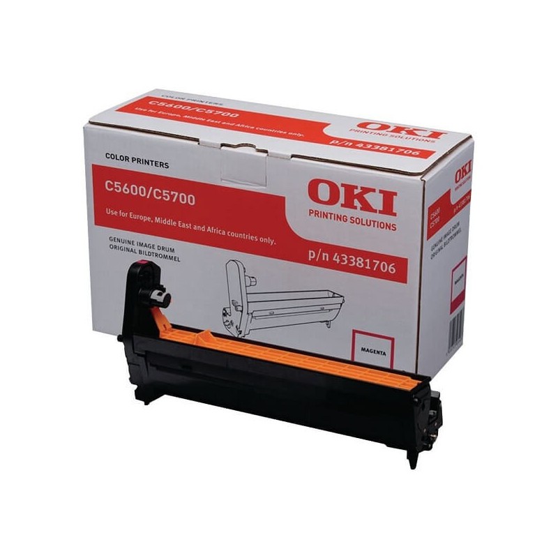 Drum Originale Oki 43381706 01095612 M Magenta 20000 Pagine
