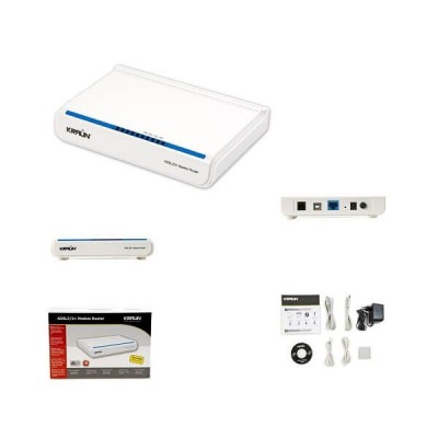 Modem Router Kraun KR.KA Adsl2/2+ 1Usb 1 Ethernet