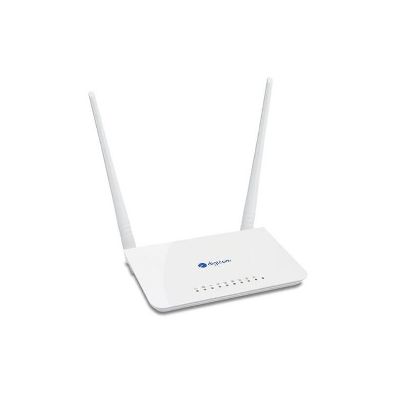 Modem Router Wireless Digicom 8E4570 300 Mbps USB per pennetta 3G - 4G - HDD - Stampante