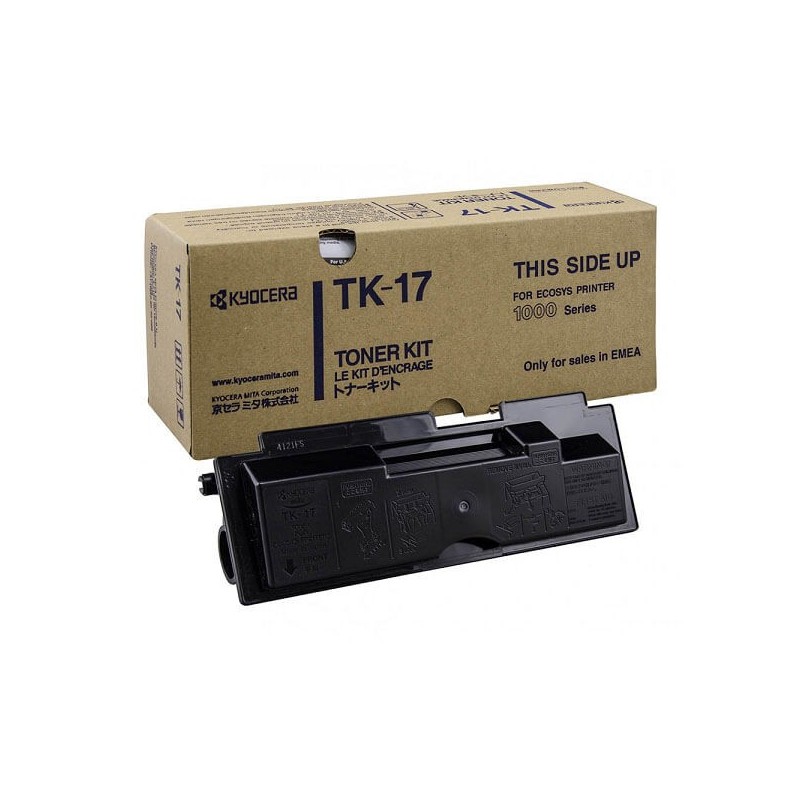 Toner Originale Kyocera 1T02BX0EU0 TK17 Bk Nero 6000 Pagine