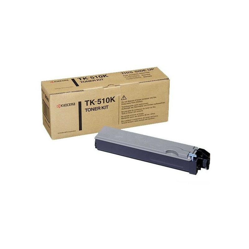 Toner Originale Kyocera 1T02F30EU0 TK510K Bk Nero 8000 Pagine