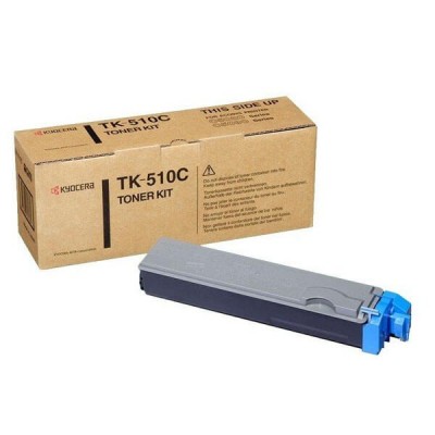 Toner Originale Kyocera 1T02F3CEU0 TK510C C Ciano 8000 Pagine