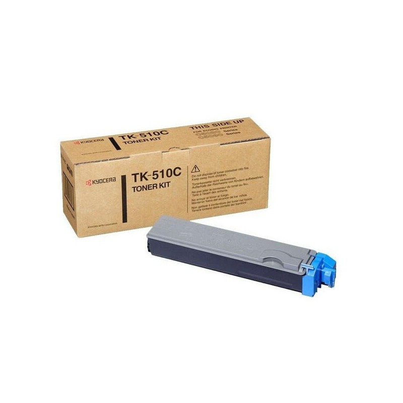 Toner Originale Kyocera 1T02F3CEU0 TK510C C Ciano 8000 Pagine