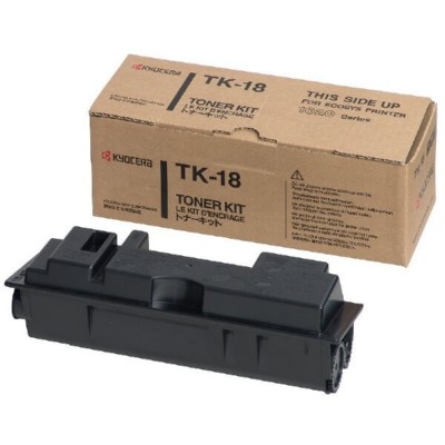Toner Originale Kyocera 1T02FM0EU0 TK18 Bk Nero 7200 Pagine