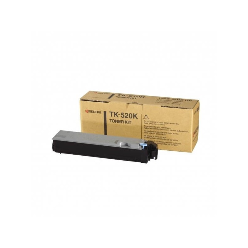 Toner Originale Kyocera 1T02HJ0EU0 TK520K Bk Nero 6000 Pagine