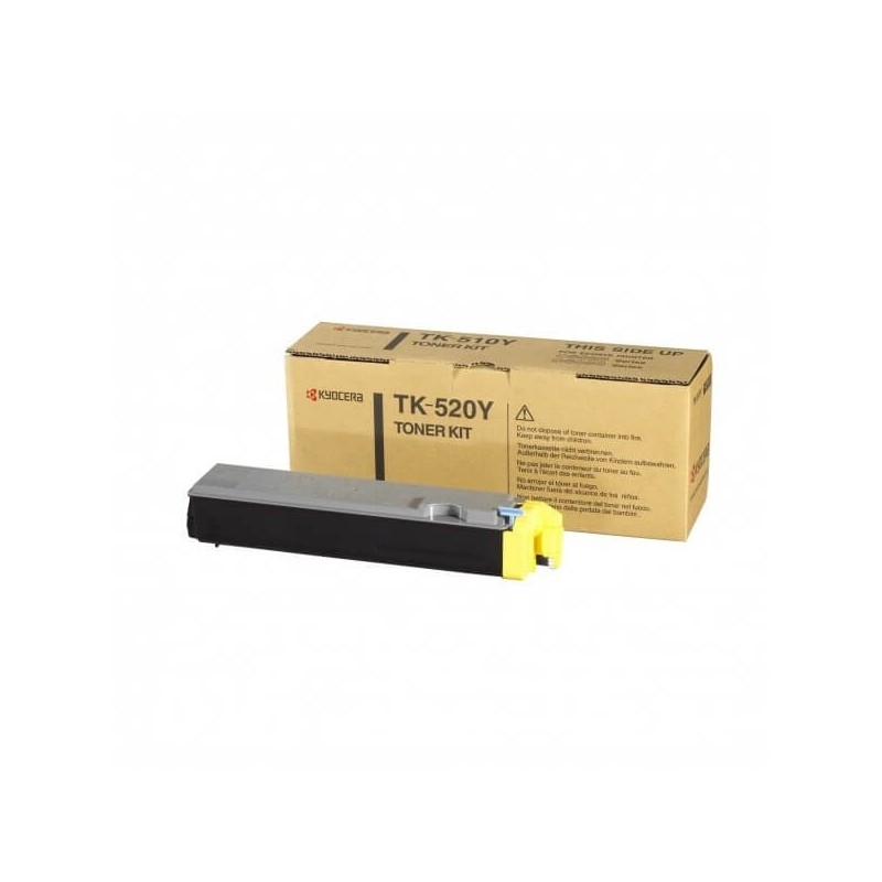 Toner Originale Kyocera 1T02HJAEU0 TK520Y Y Yellow 4000 Pagine