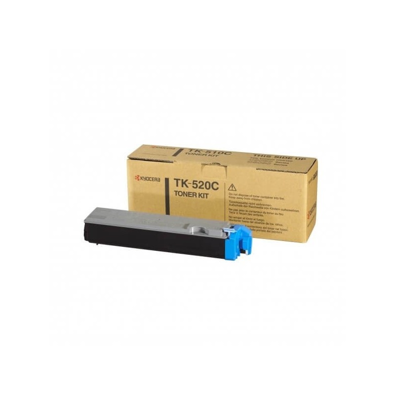 Toner Originale Kyocera 1T02HJCEU0 TK520C C Ciano 4000 Pagine