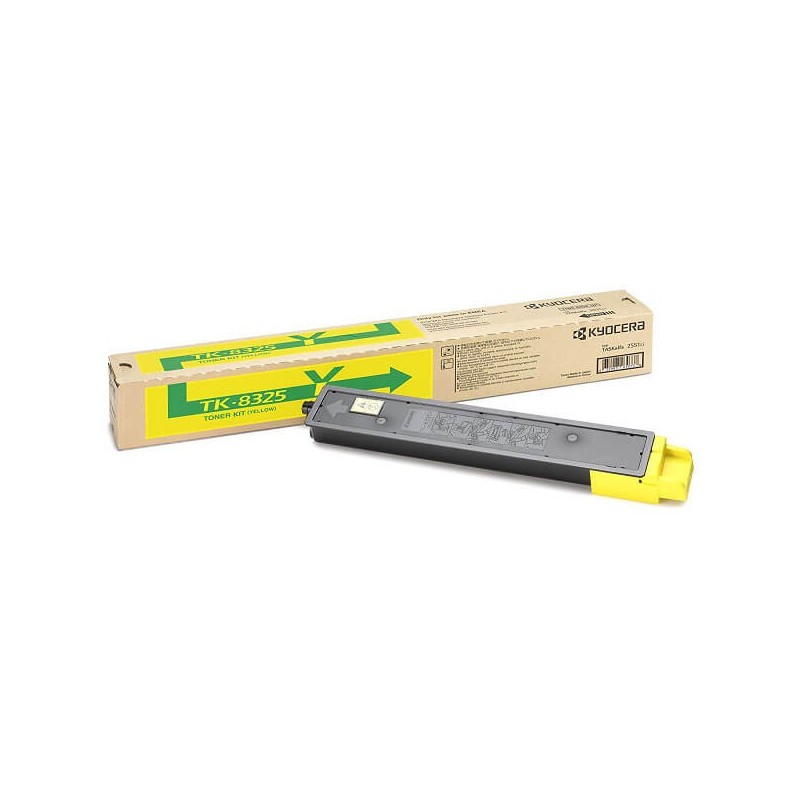 Toner Originale Kyocera 1T02NPANL0 TK8325Y Y Yellow 12000 Pagine