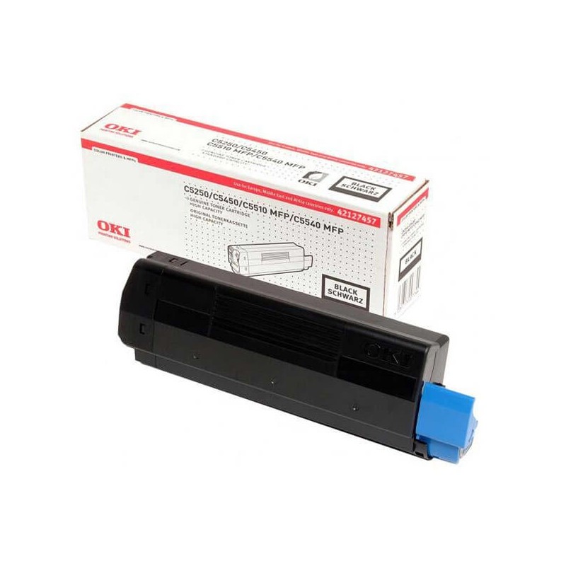 Toner Originale Oki 42127457 Bk Nero 5000 Pagine