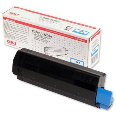Toner Originale Oki 43034807 C Ciano 1500 Pagine