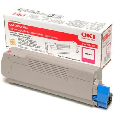 Toner Originale Oki 43324422 M Magenta 5000 Pagine