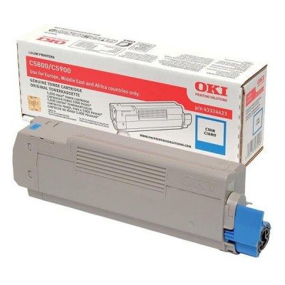 Toner Originale Oki 43324423 C Ciano 5000 Pagine