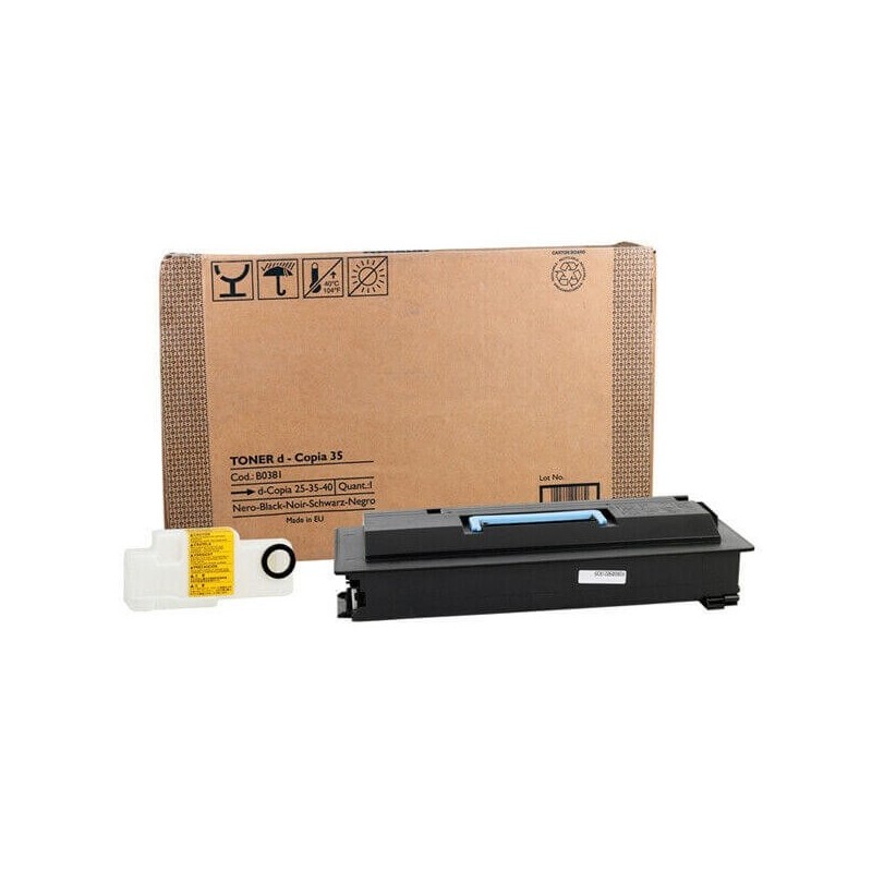 Toner Originale Olivetti B0381 XB0381 BK Nero 34000 Pagine