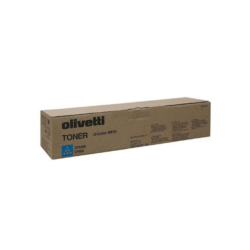 Toner Originale Olivetti B0536 XB0536 8938-524 C Ciano 12000 Pagine