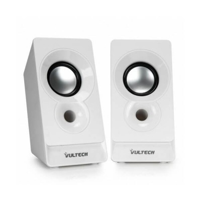 Casse acustiche 2.0 autoalimentate USB 2.0 Vultech SP-320B Bianche