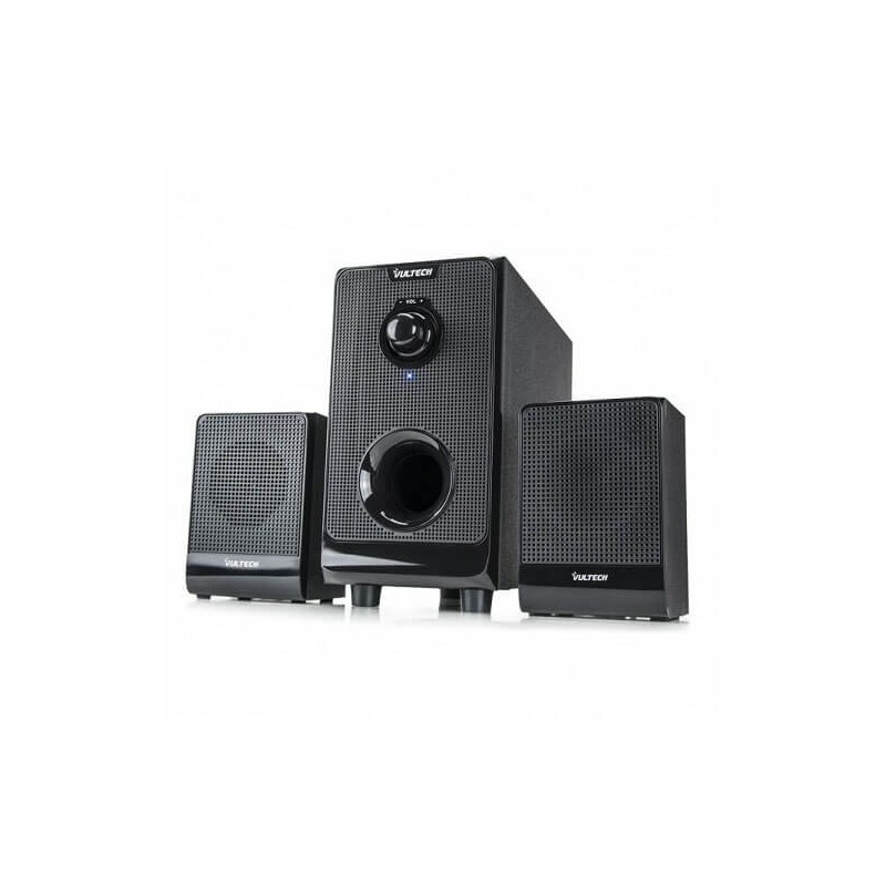 Casse acustiche 2.1 Speaker Set 25W RMS Vultech SP-2008 Subwoofer in legno