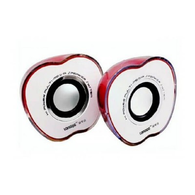 Casse TZ-801 a forma di Mela Apple colore Rosso Alimentazione Usb
