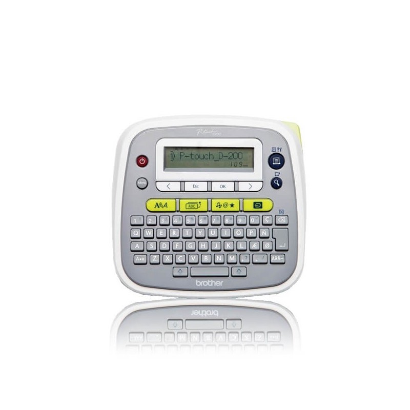 Etichettatrice Desktop Brother PT-D200 20mm/sec 2 Righe Display 15 caratteri