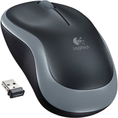 Mouse Ottico USB Logitech M185 Colore Grigio Wireless 910-002238