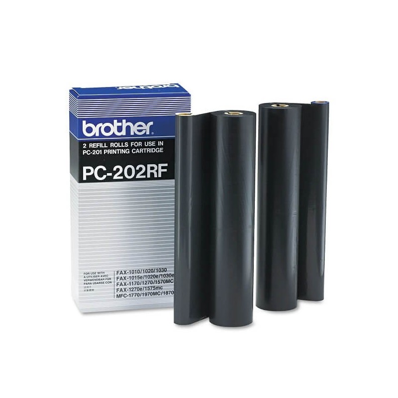 Rotolo Trasferimento Termico TTR Originale Brother PC202RF PC202 420 Pagine Conf 2pz