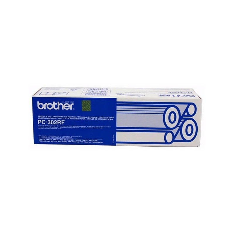 Rotolo Trasferimento Termico TTR Originale Brother PC302RF 230 Pagine Conf 2pz