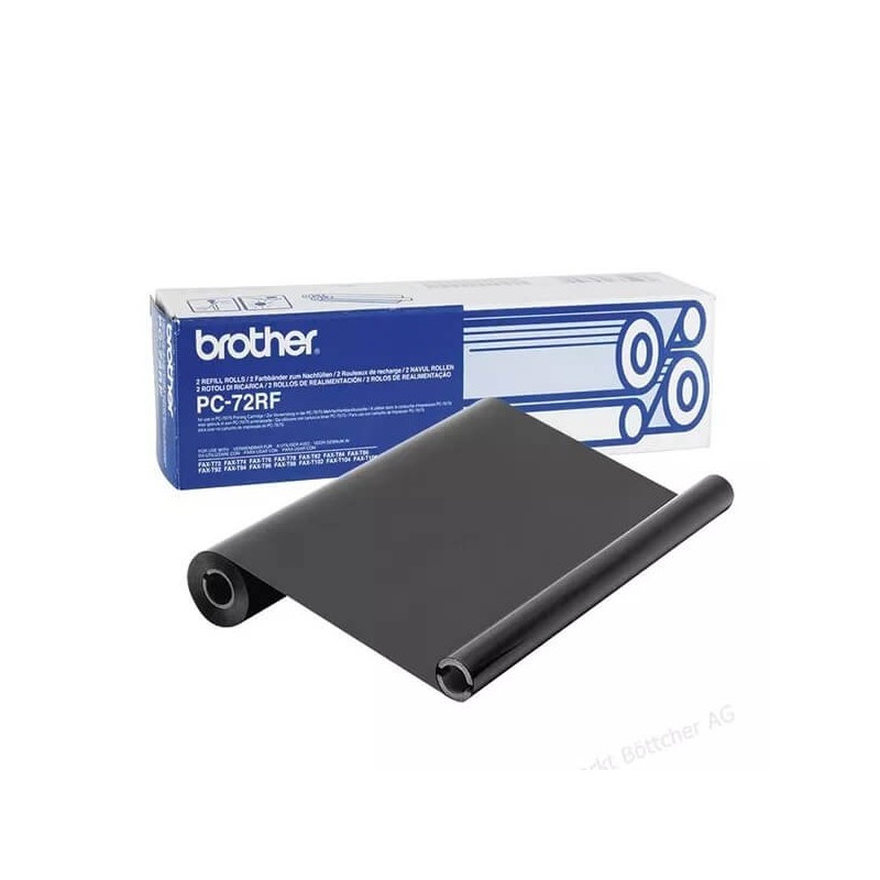Rotolo Trasferimento Termico TTR Originale Brother PC72RF 27720 144 Pagine Conf 2pz