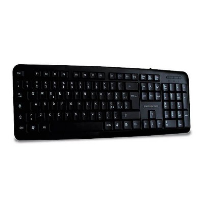 Tastiera Standard 104 Tasti Mediacom M-SKB2000B Usb Nera