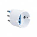 Adattatore tripolare 16A con 1 presa Schuko P30 Vultech AT-01