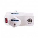 Adattatore tripolare con 2 porte USB 1 Schuko 2 Bipasso Vultech AT-04