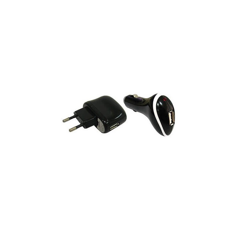 Alimentatore Casa e Auto USB Mediacom M-USBICHCC