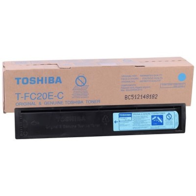 Toner Originale Toshiba T-FC20EC 6AJ00000064 C Ciano 16800 Pagine