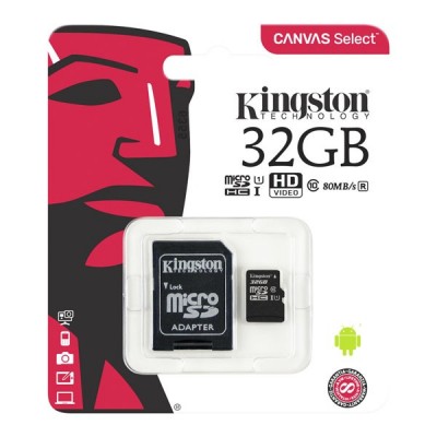 MicroSd Kingston 32Gb Classe 10 SDCS/32GB