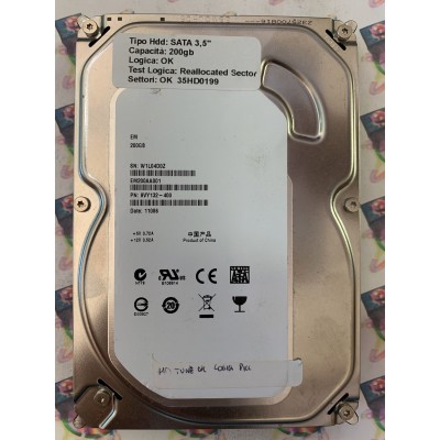 Hard Disk Usato Semifunzionante SATA 3,5" 200gb Seagate EM200AA001 9VY132-400 11086