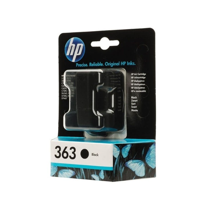 Cartuccia Originale HP C8721EE 363 Bk Nero 6ml 410 Pagine