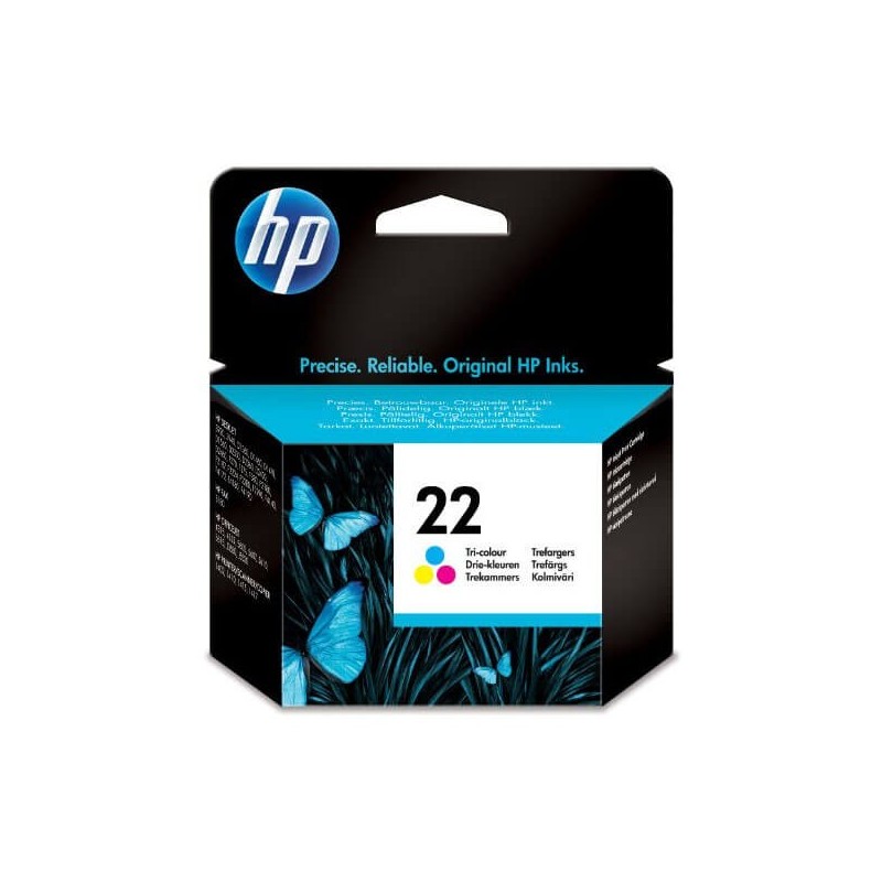 Cartuccia Originale HP C9352AE 22 Col Colore C M Y  5ml 165 Pagine