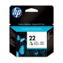 Cartuccia Originale HP C9352AE 22 Col Colore C M Y  5ml 165 Pagine