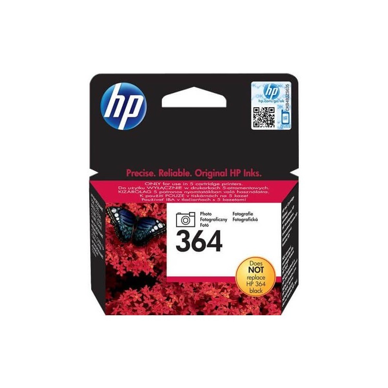 Cartuccia Originale HP CB317EE 364 Photo Bk Photo Nero 3ml 130 Pagine