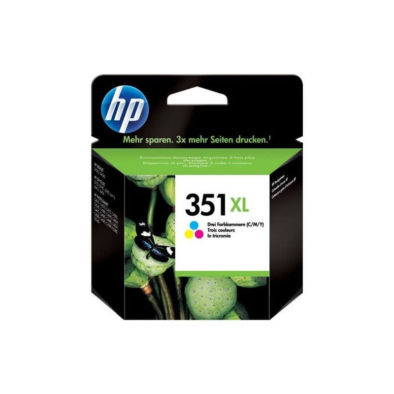 Cartuccia Originale HP CB338EE 351XL Col Colore C M Y 14ml 580 Pagine