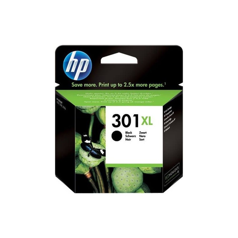 Cartuccia Originale HP CH563EE 301XL Bk Nero 8ml 480 Pagine