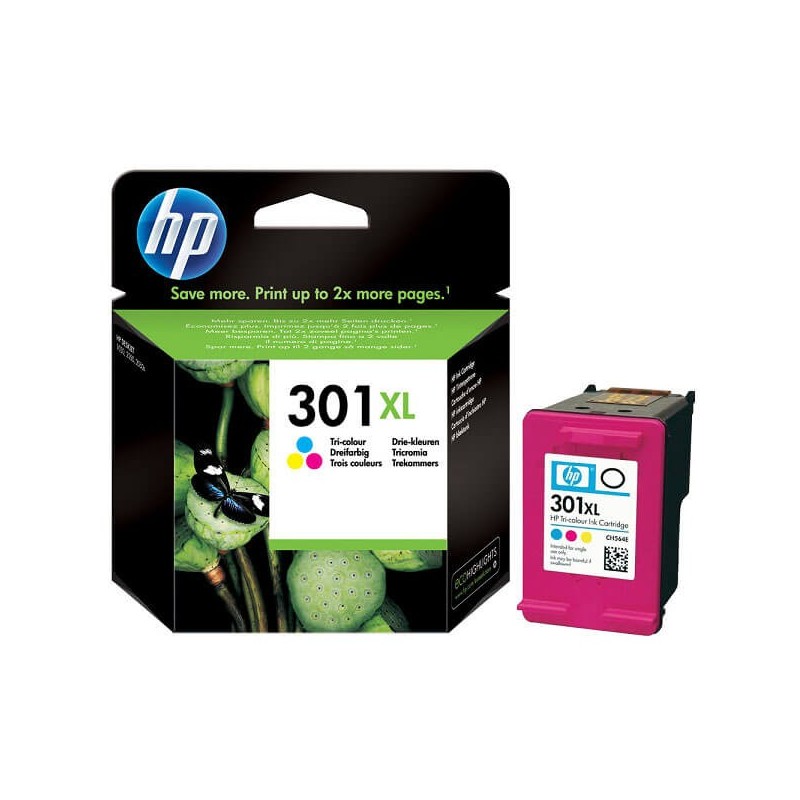 Cartuccia Originale HP CH564EE 301XL Col Colore C M Y  8ml 330 Pagine