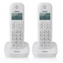 Telefono Cordless Brondi Gala Twin Bianco Digital Dect GAP Eco Dect Confezione 2 Pezzi